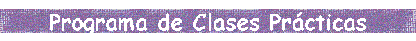 Programa de Clases Prcticas