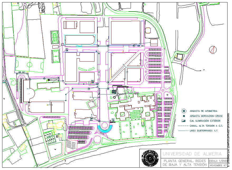 Planta General Redes de Baja y Alta Tensi&oacute;n