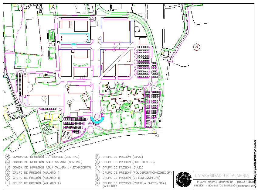 Planta General Grupos de Presi&oacute;n y Bombas de Impulsi&oacute;n