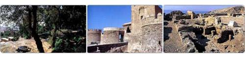 Interior views of the Alcazaba