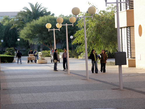students at University of Almeria Campus