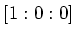 $ [1:0:0]$