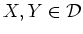 $ X,Y\in\mathcal
D$