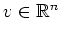 $ v\in\mathbb{R}^n$