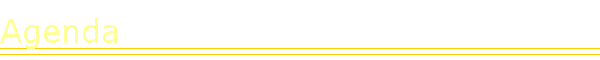 Agenda
