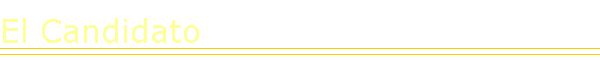 El Candidato
