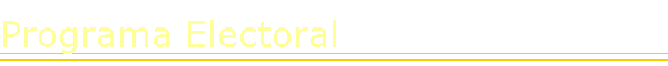 Programa Electoral