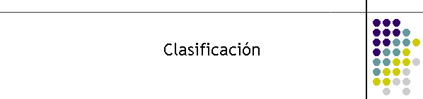 Clasificacin