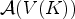 $ {\mathcal{A}}(V(K))$