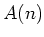 $ A(n)$
