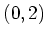 $ (0,2$