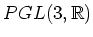 $ PGL(3,\mathbb{R})$