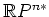 $ \mathbb{R}P^{n*}$