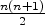 $ \frac{n(n+1)}{2}$