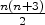 $ \frac{n(n+3)}{2}$