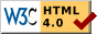 HTML 4.0 Transicional válido